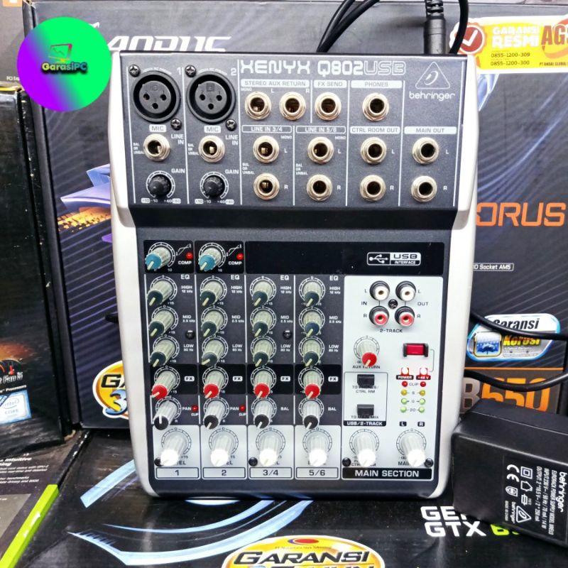 Mixer Behringer XENYX Q802 USB Second Normal