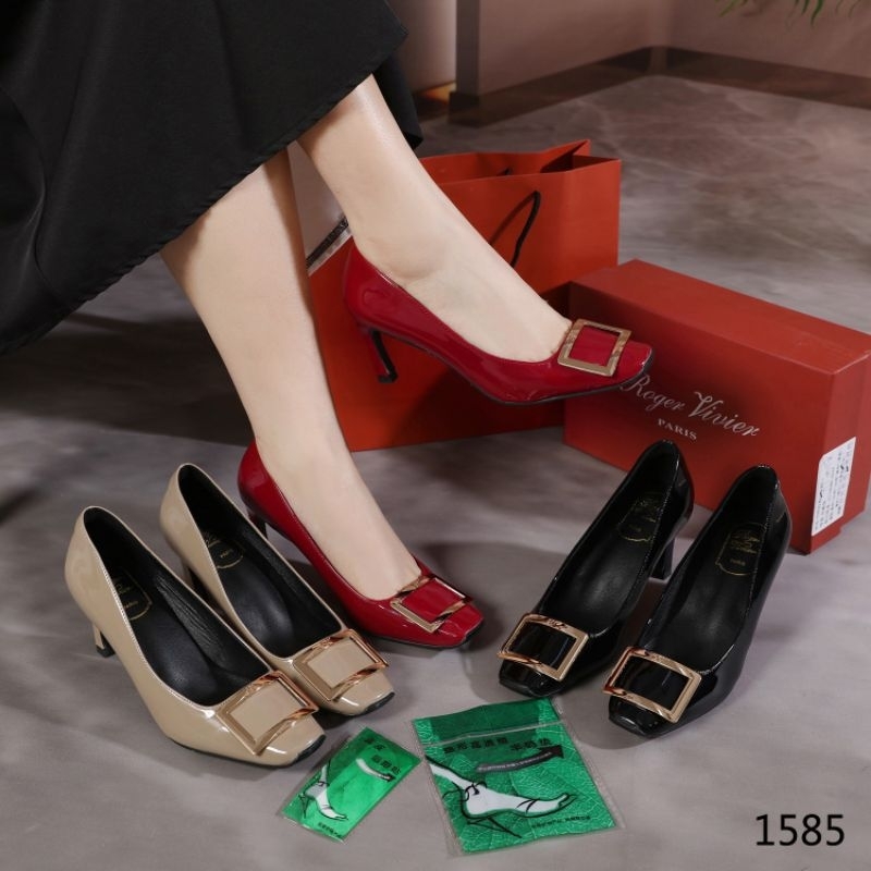 HEELS WANITA PREMIUM ANTI LECET ORIGINAL IMPORT ROGER VIVIER PARIS