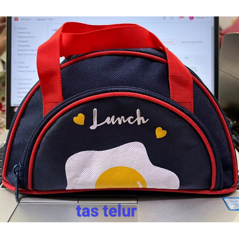 LUNCH BAG TELOR / TAS BEKAL MAKANAN / TAS MURAH