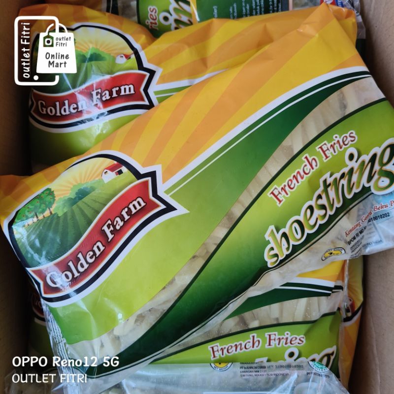 

[1kg] GOLDEN FARM French Fries - Shoestring
