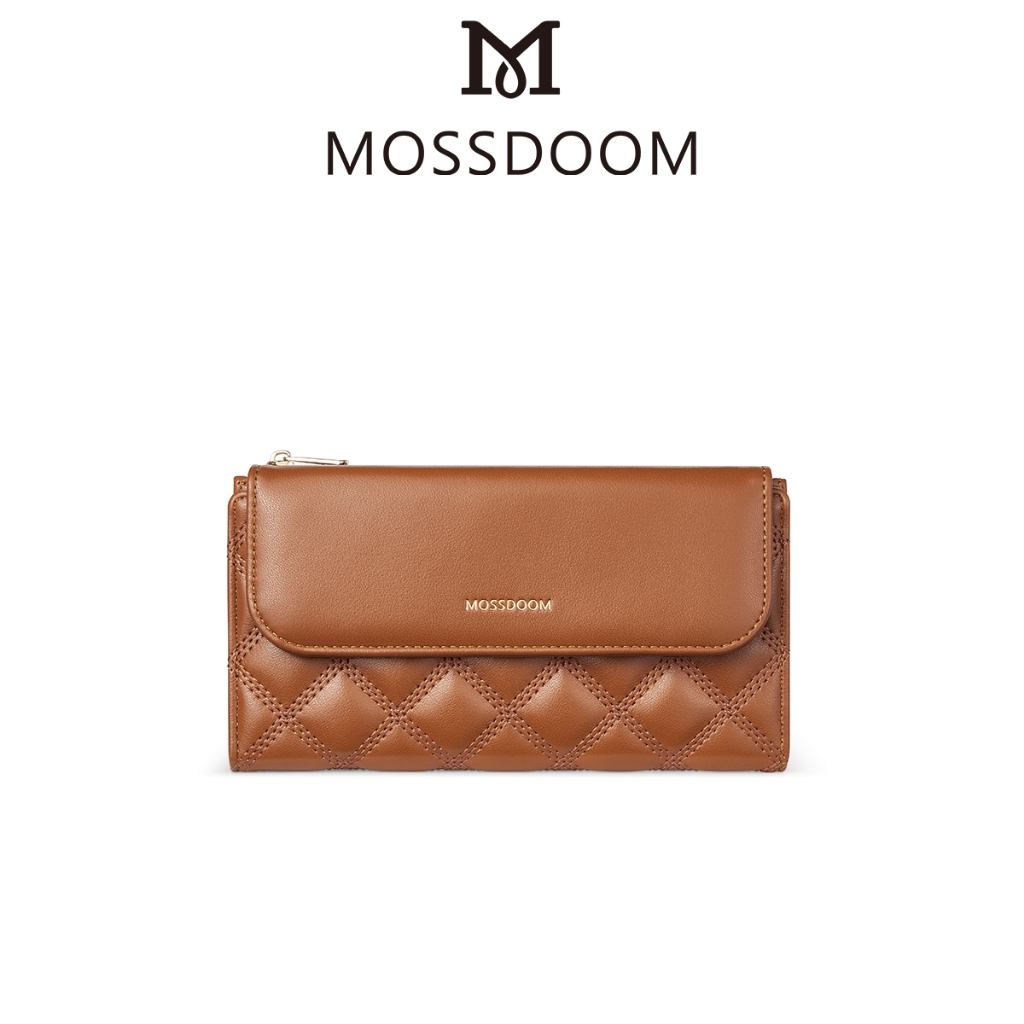 MOSSDOOM Dompet Wanita Simpel Panjang