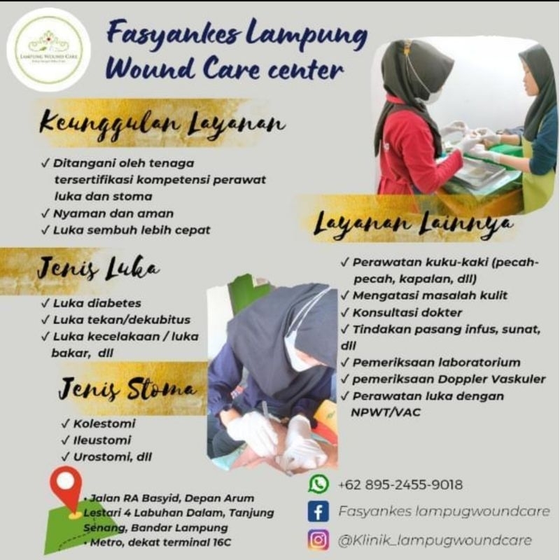 jasa perawatan Luka dengan metode modern dressing