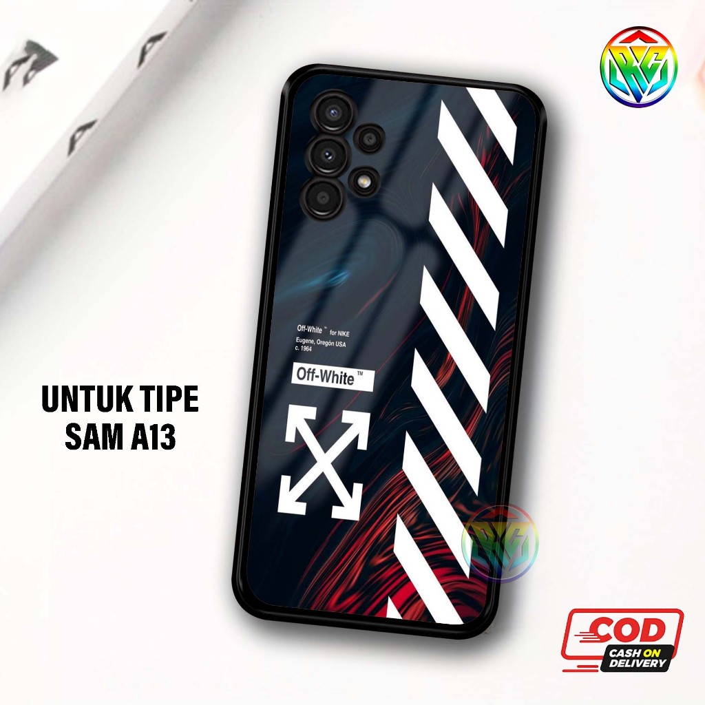 Real Case Samsung A13 Terbaru Case kilau - New Case Glossy casing Hp Samsung A13  [Motif IPHONE] - H