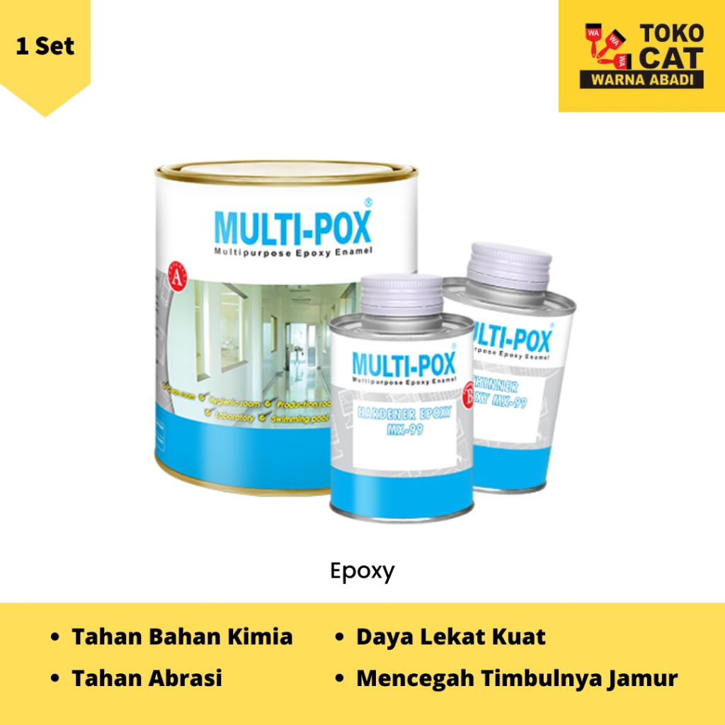 CAT EPOXY LANTAI PROPAN MULTIPOX 1 LITER SET