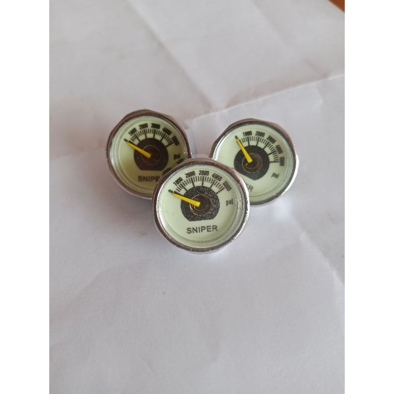 Manometer Kecil 5000 psi, Manometer Luminous, Manometer Pompa PCP Murah