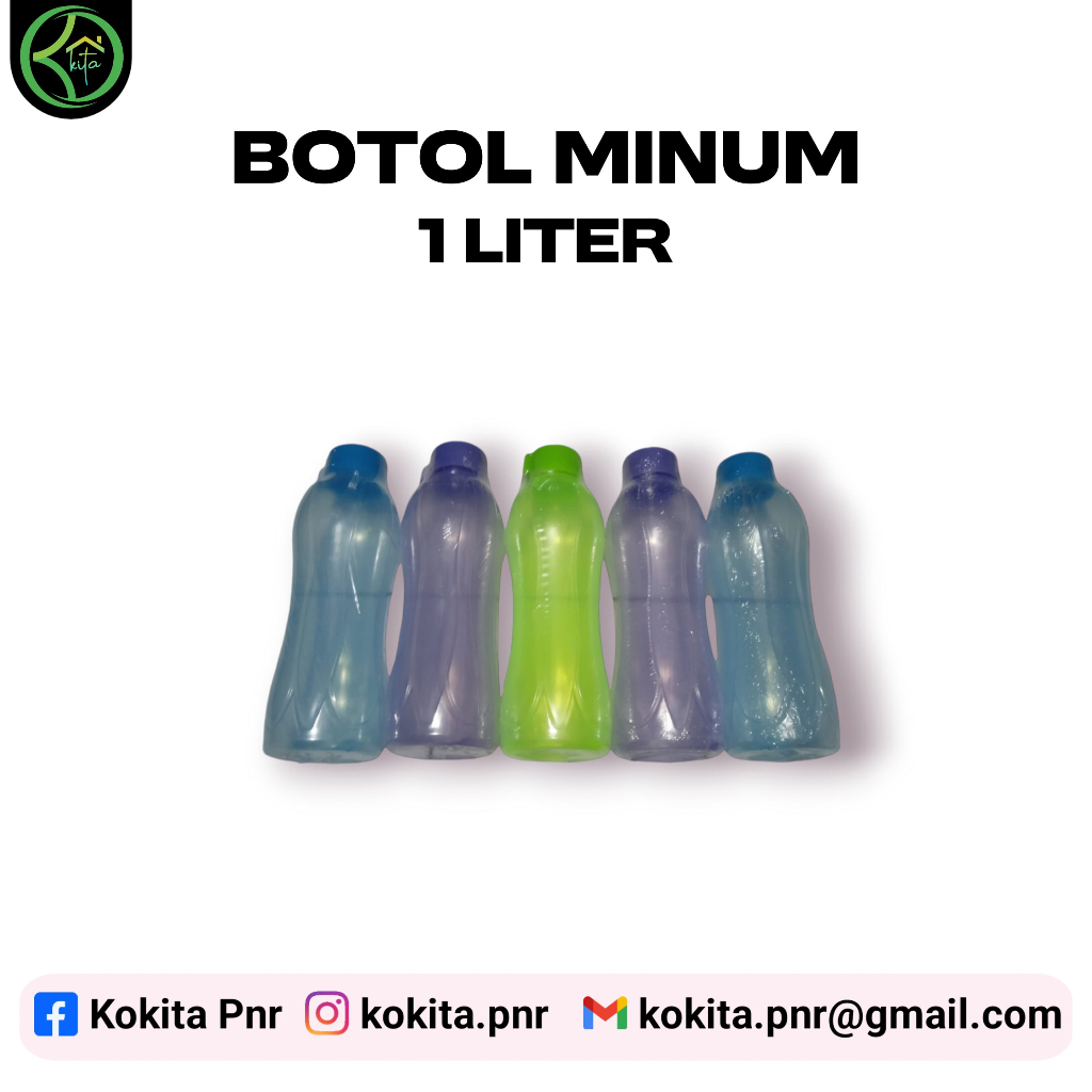 BOTOL MINUM  PLASTIK 1 Liter