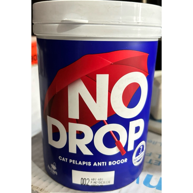 No Drop 1 kg pelapis anti bocor warna abu 002