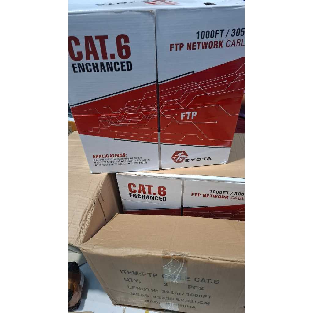 Kabel Lan Cat 6 / Cat6 Eyota / Kabel FTP Cat 6 Eyota (305M/300M)KABEL LAN EYOTA FTP CAT6