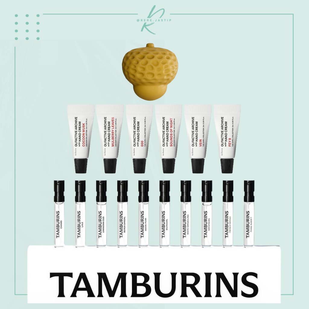 [ORI NEW] TAMBURINS Sample Perfume 2ml / Perfume Hand / Soap Mini | READY STOCK