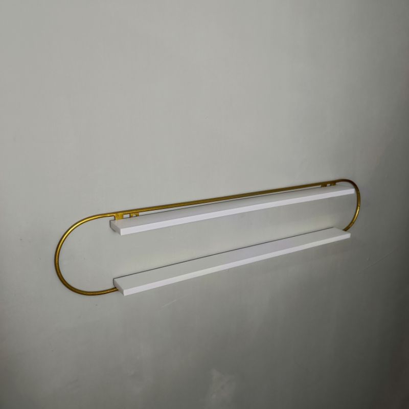 RAK KUTEK DINDING BESI GOLD, RAK NAIL ART, RAK NAIL POLISH