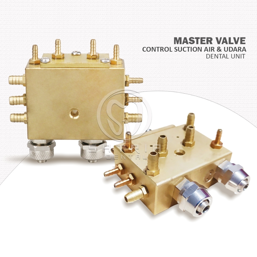 Sparepart Dental Unit Master Valve Control Water Air Udara Suction