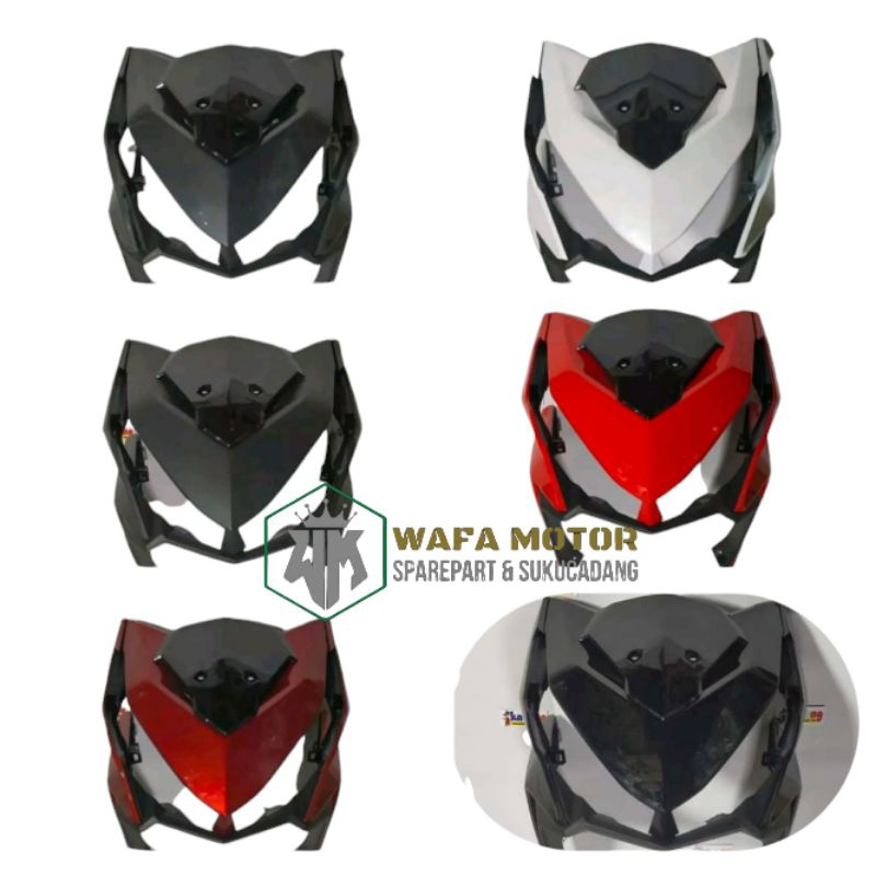 FULL BODY BAGIAN DEPAN VARIO 125 150 LED OLD K59A HITAM PUTIH ABU MERAH DOFF 2015 2018