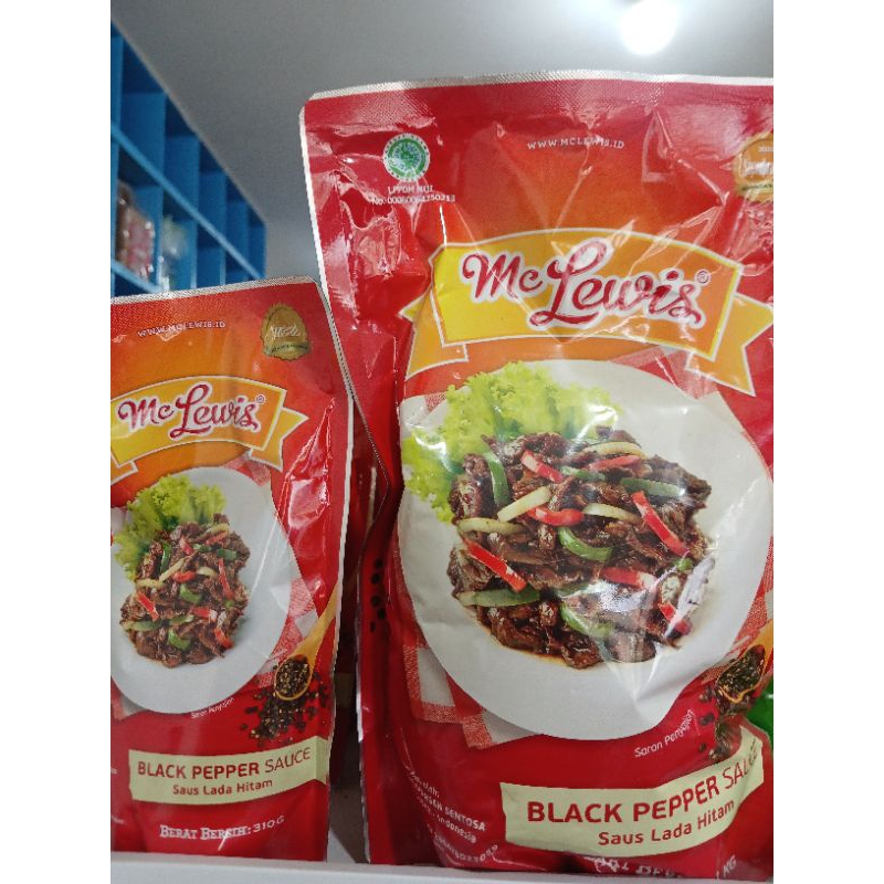 

Saus bumbu lada hitam Black pepper Mc lewis