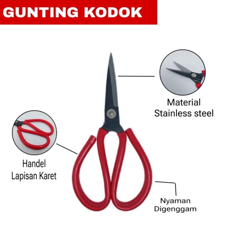 

GUNTING KODOK 8 INCH/GUNTING KAIN GUNTING SERBAGUNA