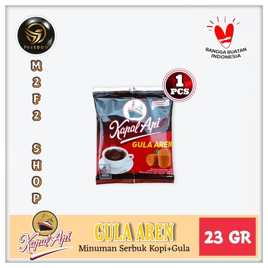 

Kapal Api Special Mix Gula Aren | Kopi Bubuk Sachet - 23 gr (Kemasan Satuan)