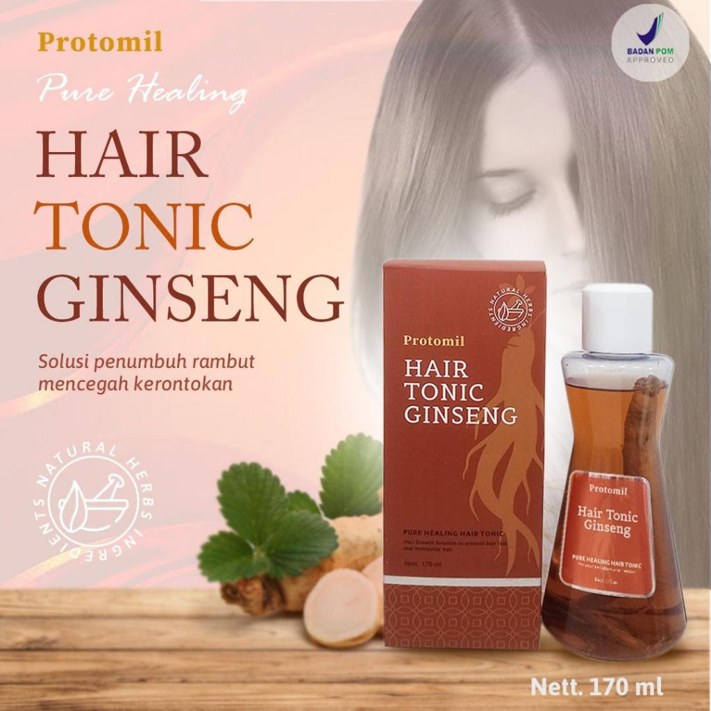 Protomil Hair Tonic Ginseng Hair Treatment Hair Growth Hair Loss Tonic Penumbuh Rambut Ginseng