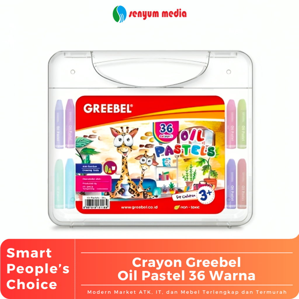 

Crayon Greebel Oil Pastel 36 Warna (1 Pcs) (S:PCS)
