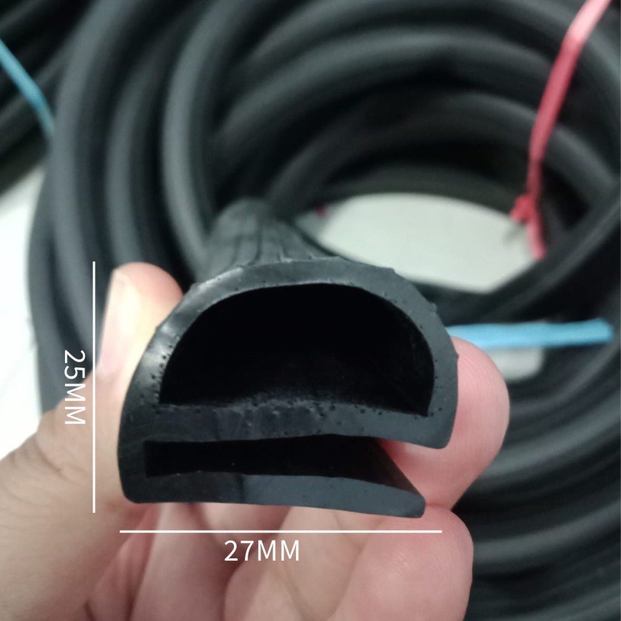 Karet Lis List E Pintu Pendingin Cold Storage Kulkas Oven Chiller 27 mm