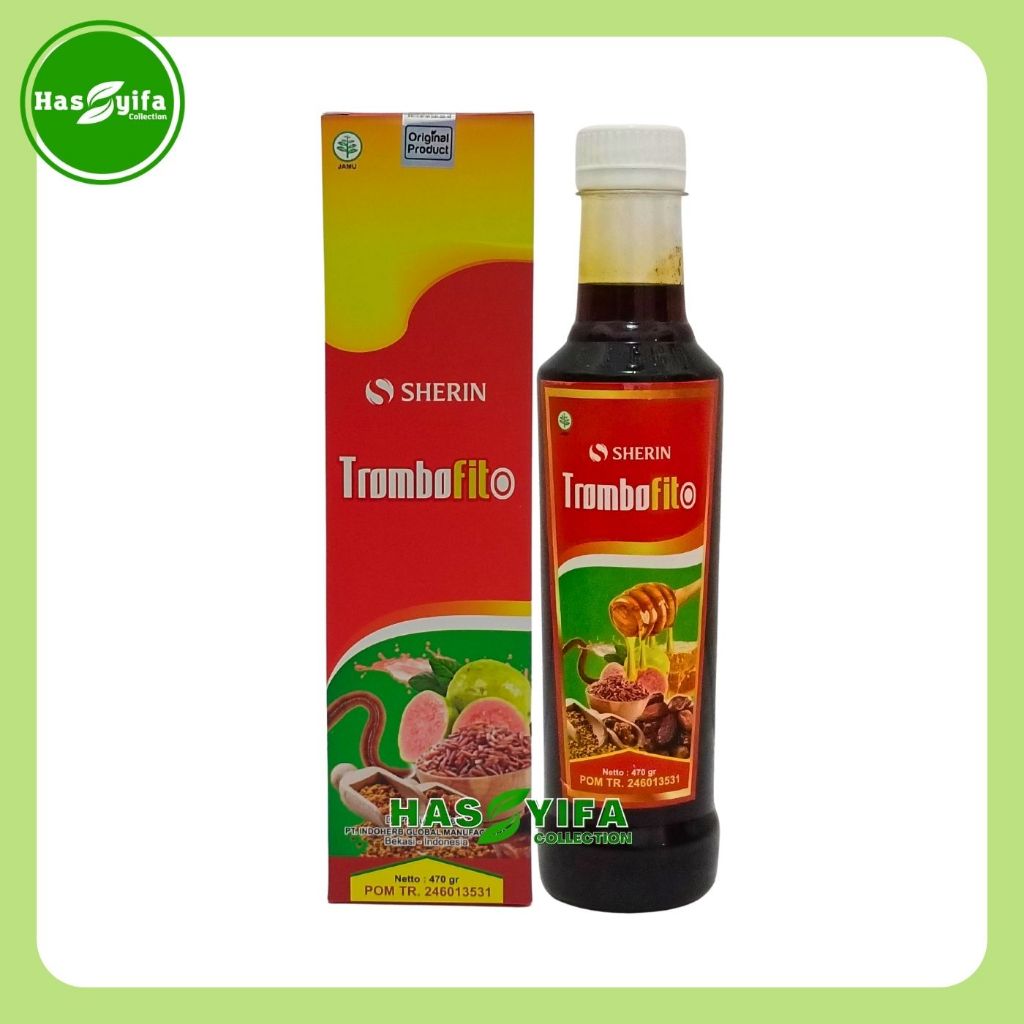 

Trombofit Sari Kurma Angkak Madu Herbal Propolis Jambu Biji 470gram