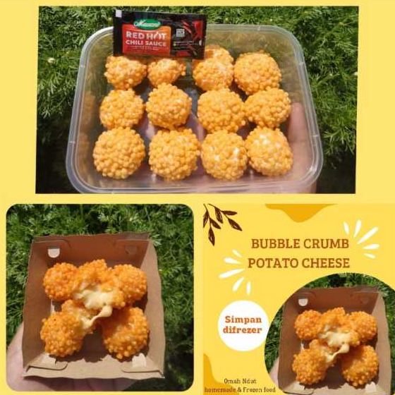 

Potato cheese bubble crumb isi 12pcs + saus (frozen)