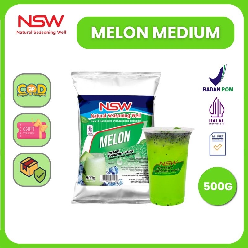 

NSW Powder Drink Rasa Melon MEDIUM 500gr
