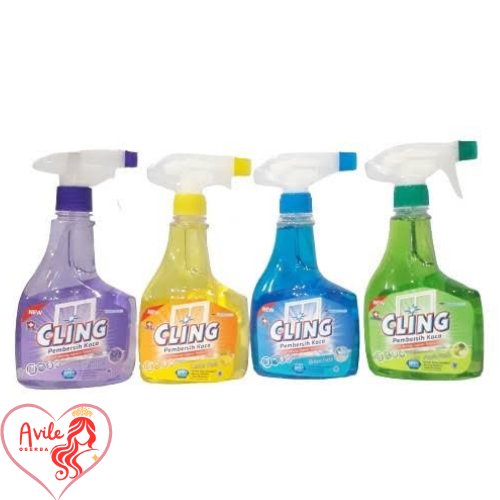 Cling Botol Spray 440ml - Pembersih Kaca Spray