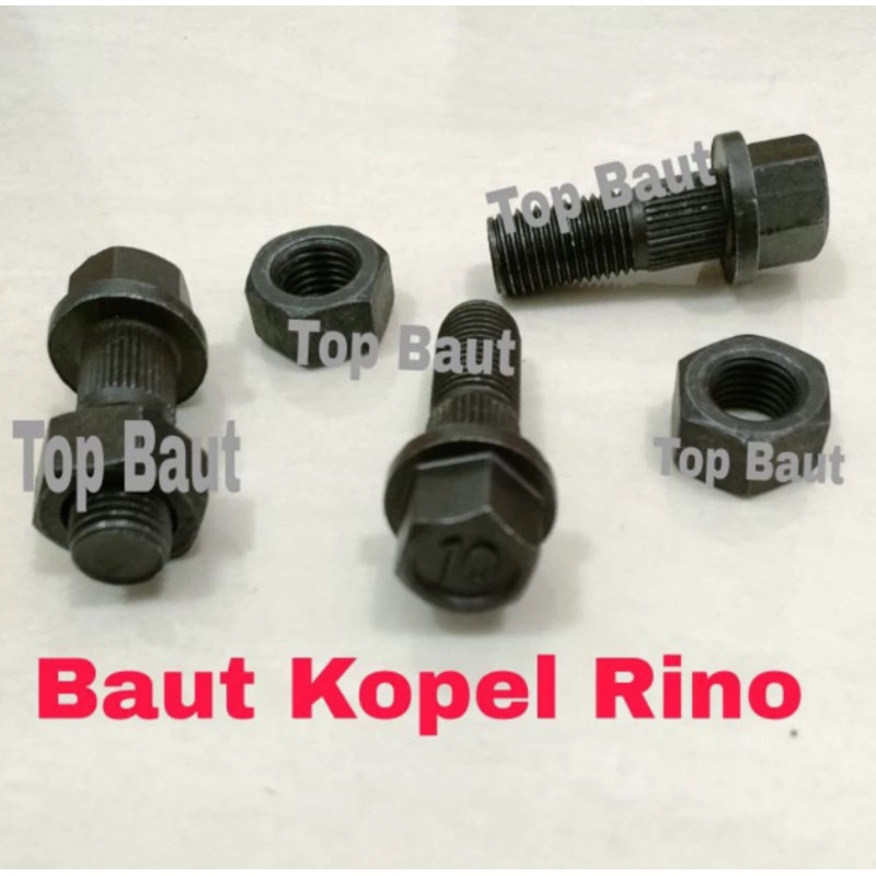 MINIMAL ORDER 10 PCS baut kopel rino 14B BU30 baut kopel as tengah rino 14B baut flange rino bolt co