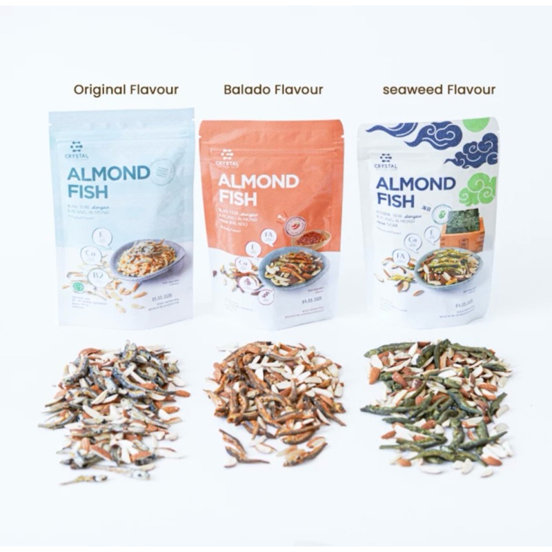 Crystal Of The Sea Almond Fish 80gr