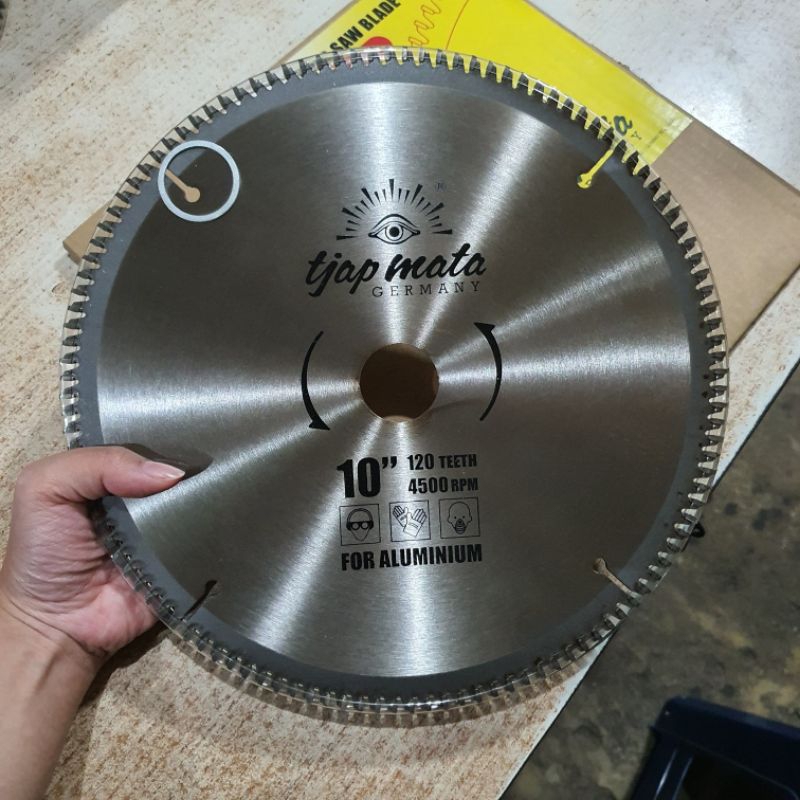[TJAP MATA] MATA CIRCULAR SAW ALUMINIUM | MATA GERGAJI POTONG 10 INCH x 120 TEETH