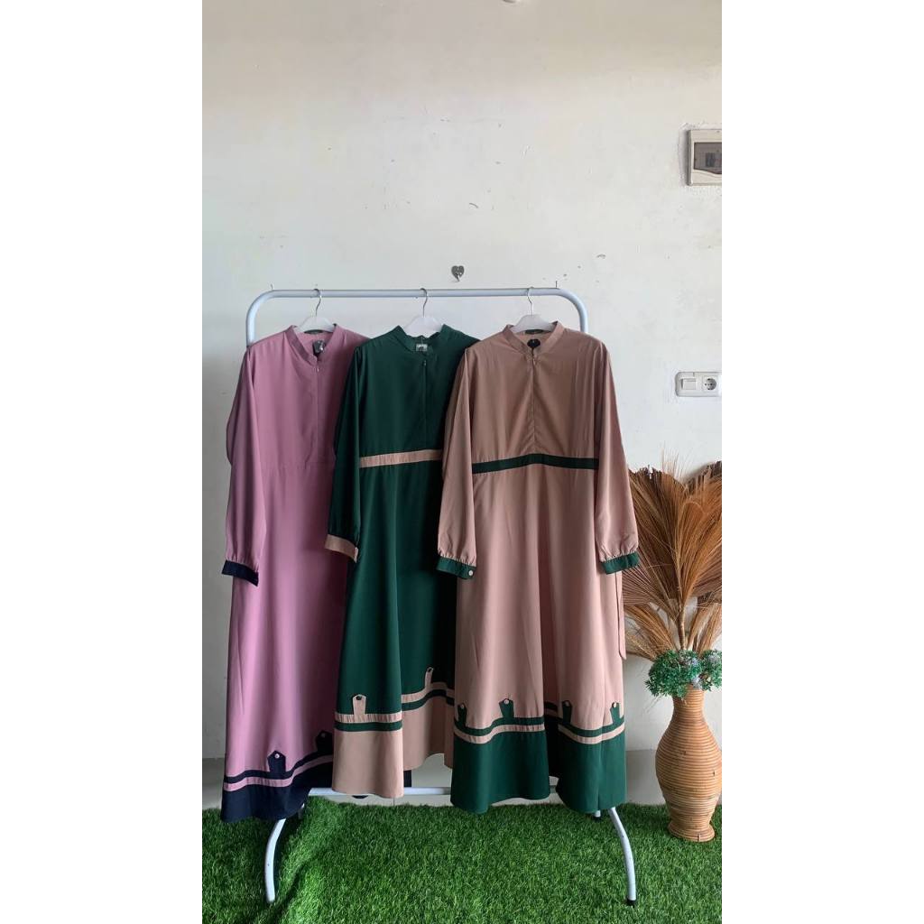 gamis astrid rja dress baju muslimah wanita