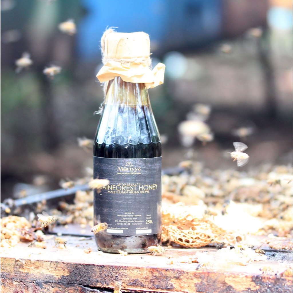 

MORIYYA Madu Liar Murni Asli Super Natural Honey dari Lebah Apis Dorsata Nektar Hutan Hujan Tropis