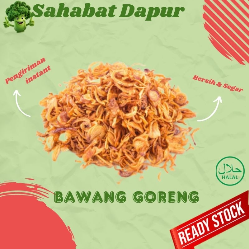 

Bawang merah goreng asli tanpa campuran - Sahabat Dapur Delivery