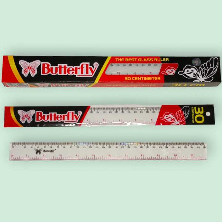 

Penggaris / Garisan Butterfly 30 cm (1 pcs)