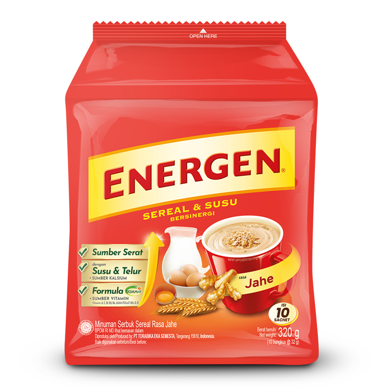 

Energen Minuman Sereal Jahe 10 x 29 g