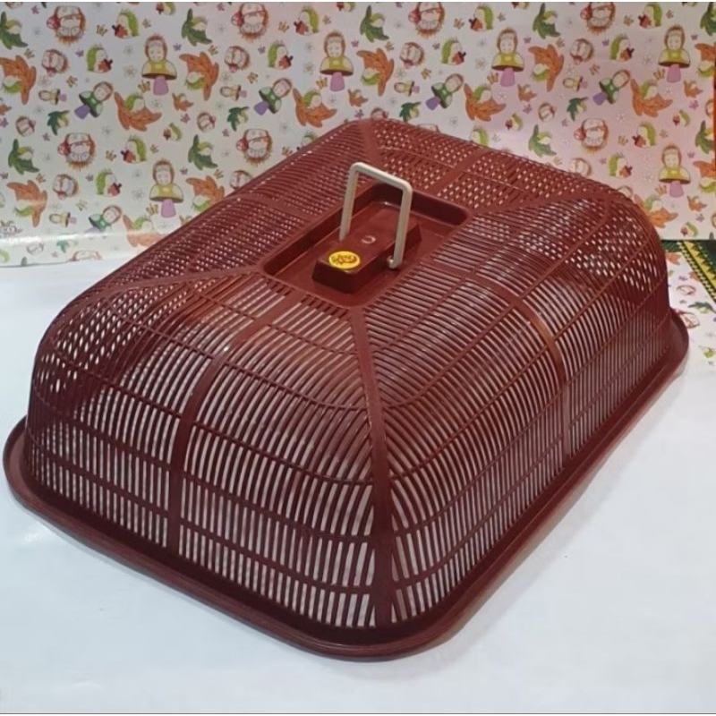 tudung saji persegi plastik