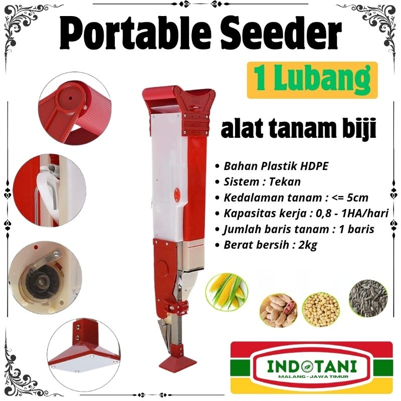 ALAT TANAM BENIH JAGUNG/PORTABLE SEEDER/ALAT TANAM BIJI OTOMATIS/ALAT TANAM BENIH JAGUNG/KAPAS/KACAN