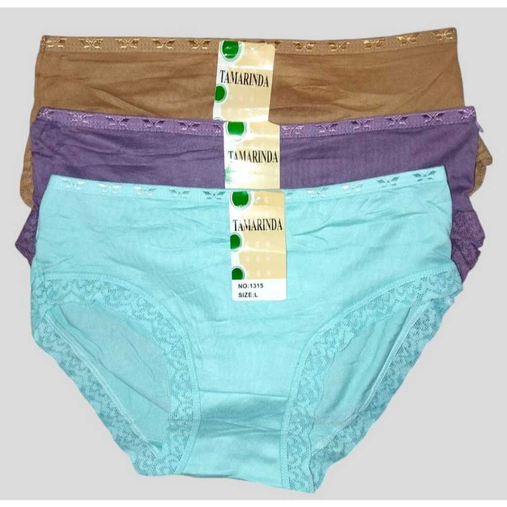 3PCS CELANA DALAM WANITA DEWASA//CELANA DALAM TAMARINDA CELANA DALAM WANITA