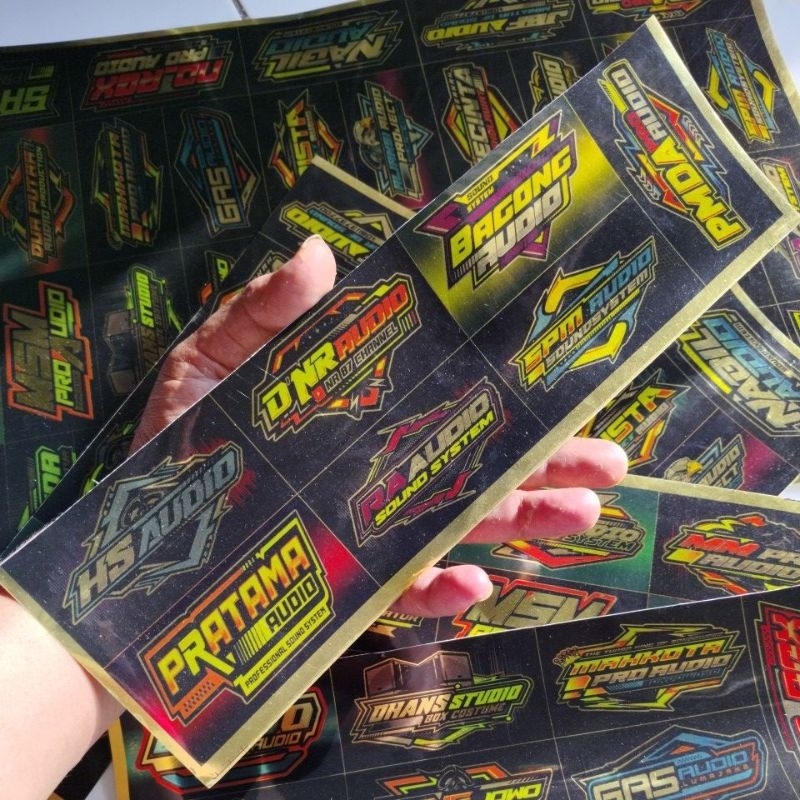 

1lembar 7 STIKER SOUND HOREG