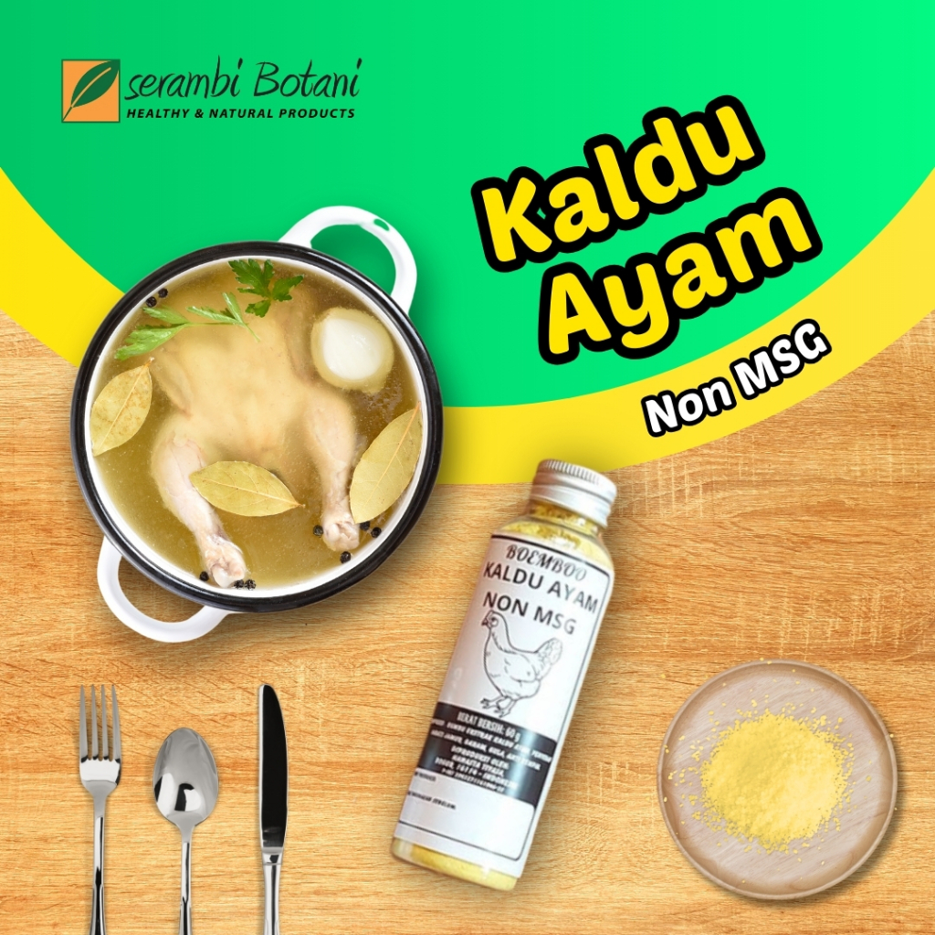 

Kaldu Ayam Non MSG Bumbu Penyedap Rasa