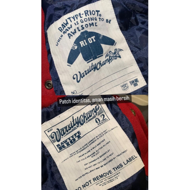 Varsity Rawtype riot TOMCAT