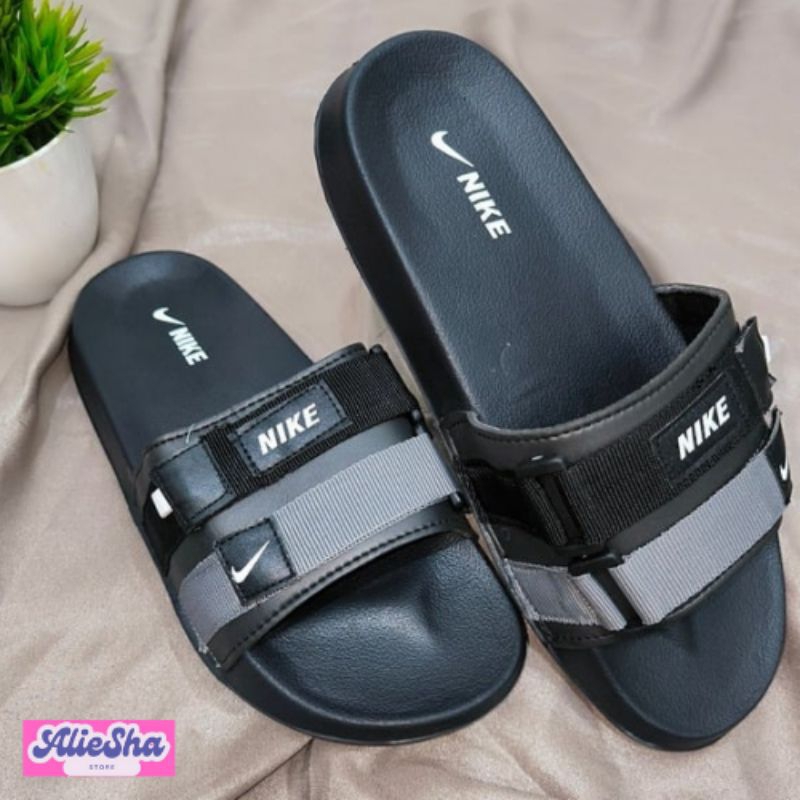 Sandal Selop Cowok/pria model Nike murah, ringan, empuk, nyaman