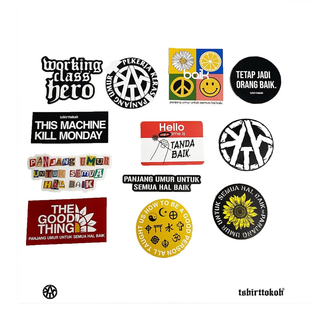 

Tshirttokoh - Sticker Pack Hal Baik