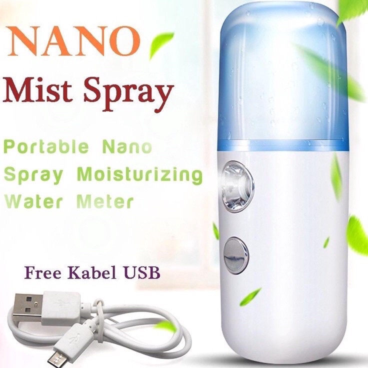STOCK TERUPDATE Nano Spray Mini Face Mist Nanno Spray Facial Wajah Mini Facial Humidifier Nano