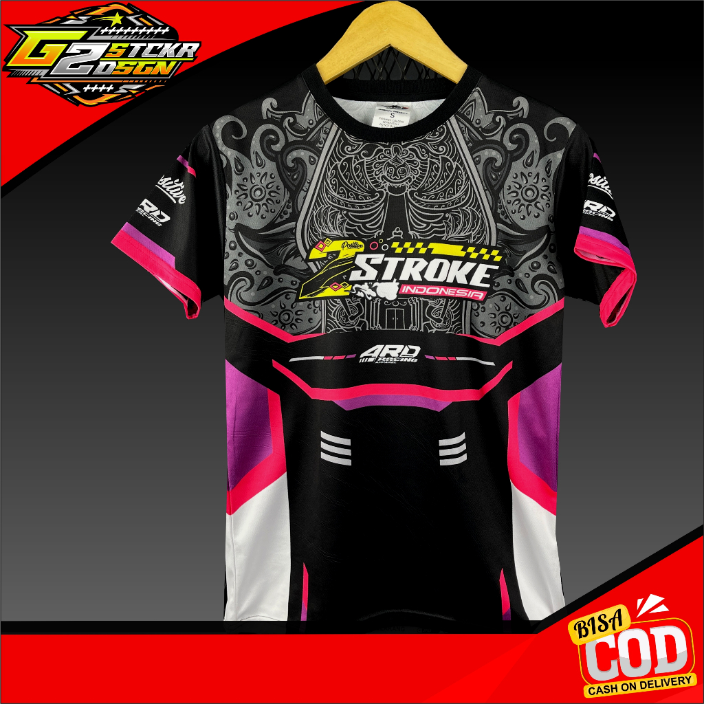 Kaos Racing 2 Stroke Premium Quality Motor Racing 2Tak - Jersey 2 stroke