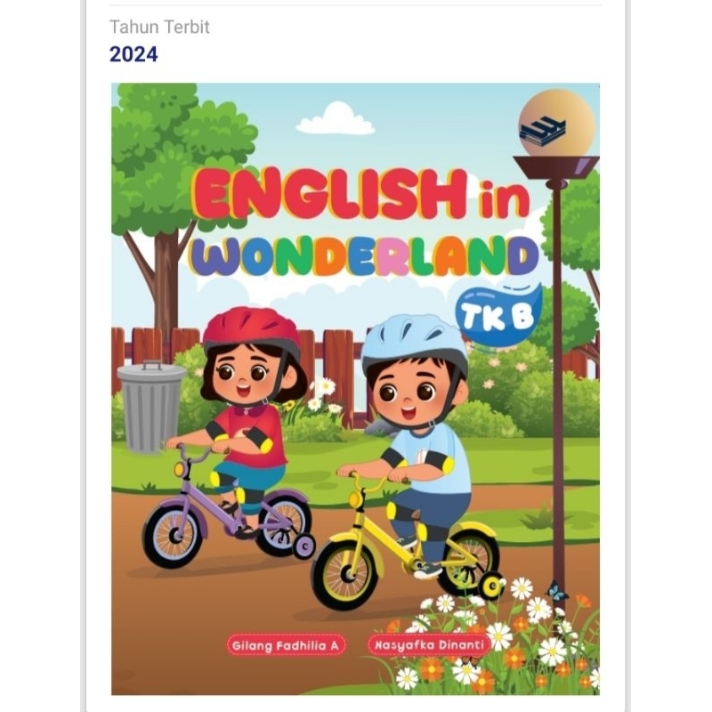 ORI buku ENGLISH in a Wonderland kurikulum merdeka untuk TK B penerbit Erlangga