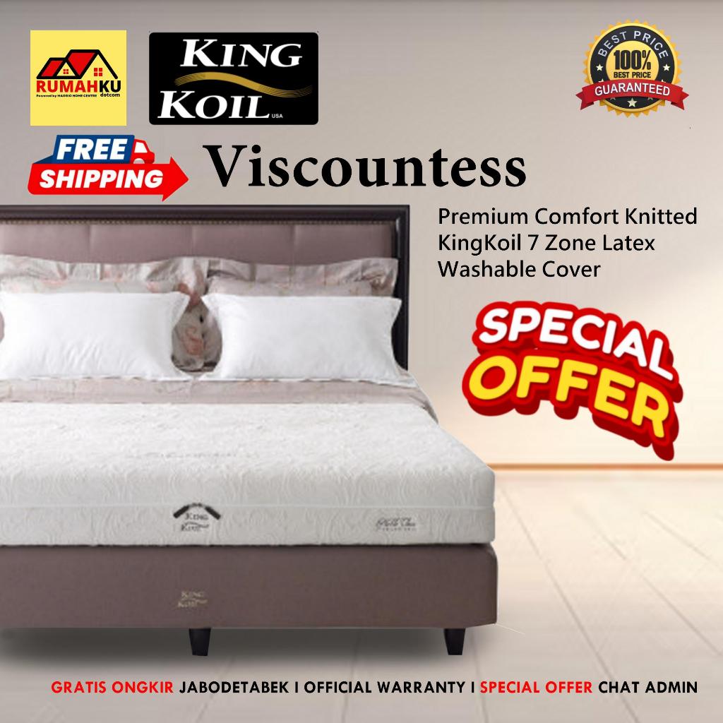 KASUR KING KOIL - KASUR VISCOUNTESS FULL LATEX KINGKOIL - KING KOIL