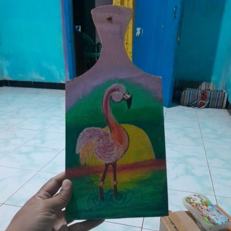 

talenan lukis crayon handmade edisi kartun bisa request gambar