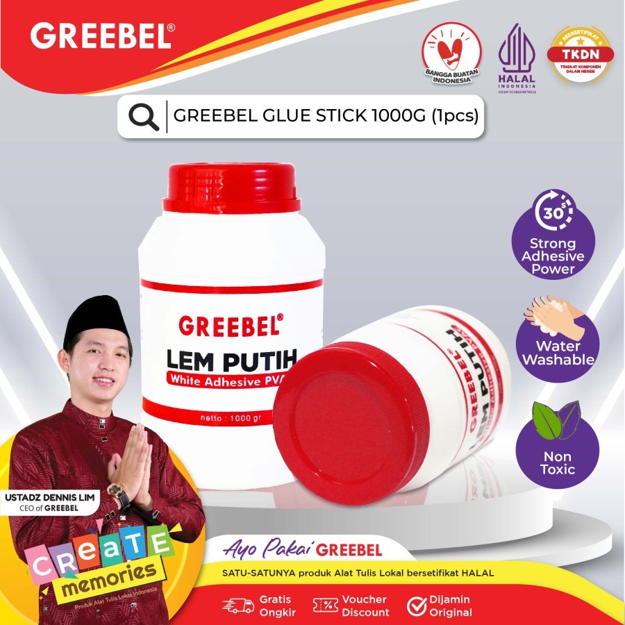 

TBMO GREEBEL WHITE GLUE GB 1000GR SKG