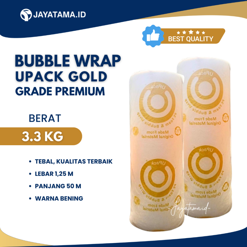 

Bubble Wrap Tebal Upack Gold Premium