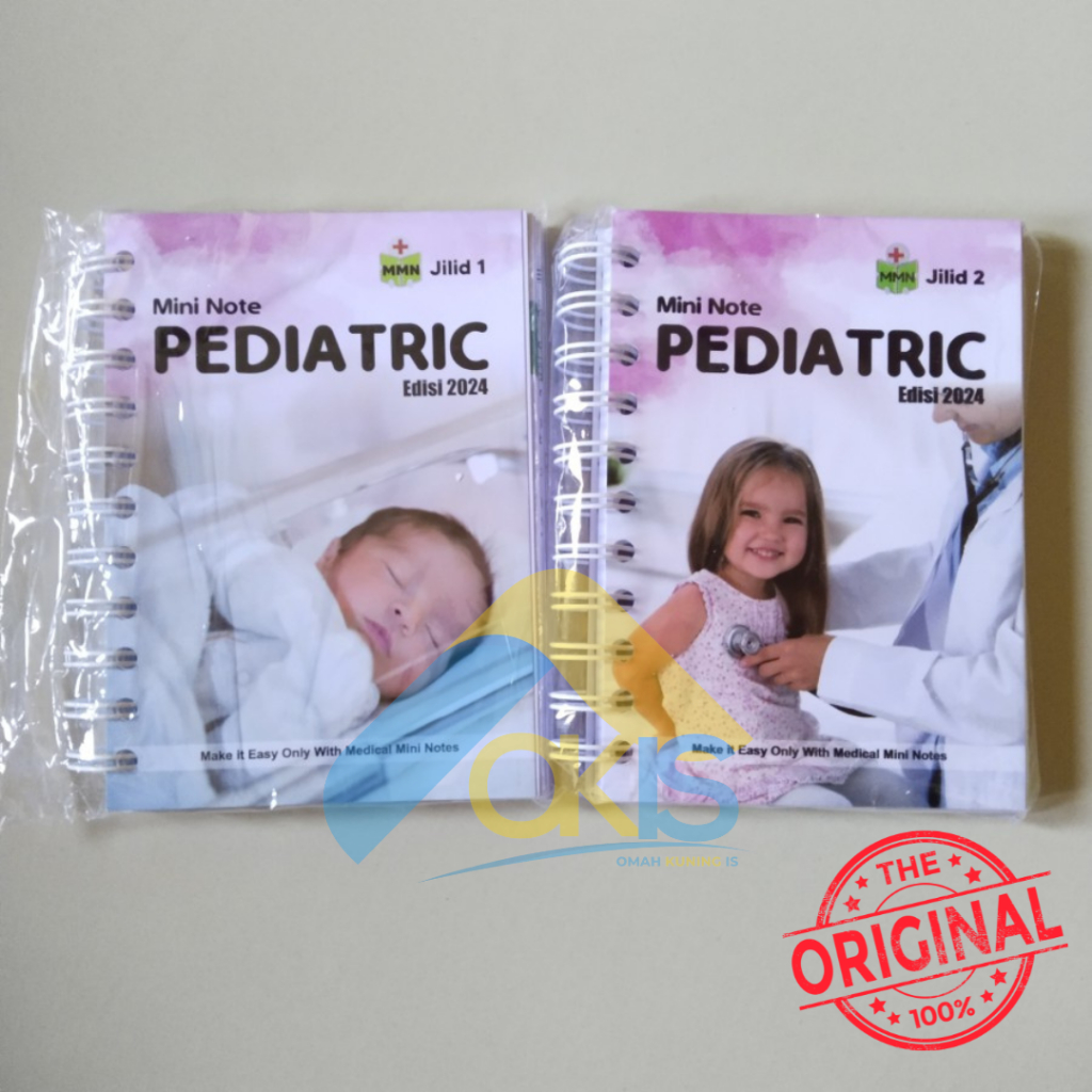EDISI 2024 Medical Mini Notes Original Pediatric - MMN Pediatric Anak - Buku Saku Kedokteran Kebidan